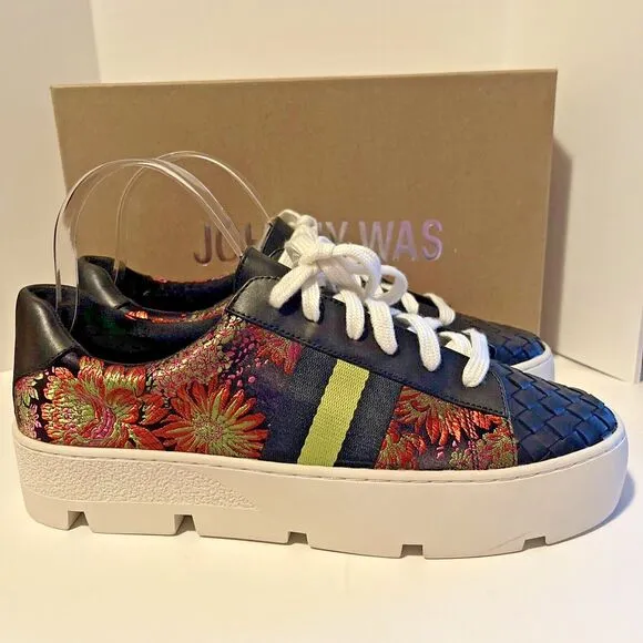 Johnny Was Downtown Jacquard Sneakers Shoes 10 Biya JWLA 3J Workshop MSRP $268