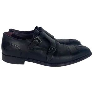 Johnston &amp; Murphy Hawthorn Double Monk Strap Dress Shoes Mens Size 10.5 Black
