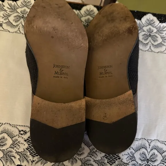 Johnston &amp; Murphy Men's Black and Brown Oxford Shoes