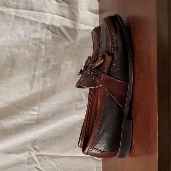 Johnston Murphy Men's Aragon II Black-Brown, 11.5