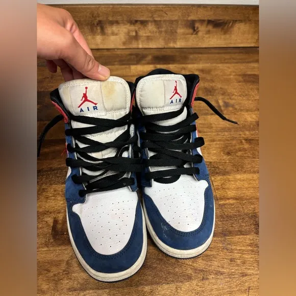 Jordan 1 Mid Multi-Color Swoosh