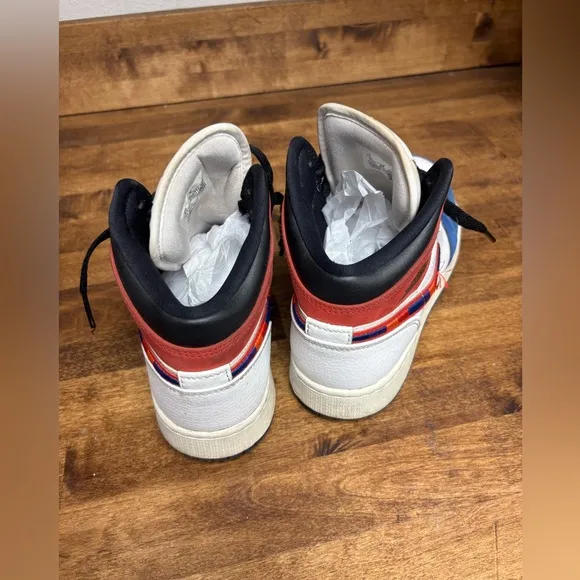Jordan 1 Mid Multi-Color Swoosh