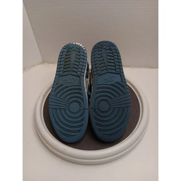 Jordan 1 Mid SE GS Sneakers 3Y Blue/White Athletic Shoes