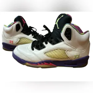 Jordan 5 Retro GS Alternate Bel Air 2020 Size 7Y Boys/Girls Used DB3024-100