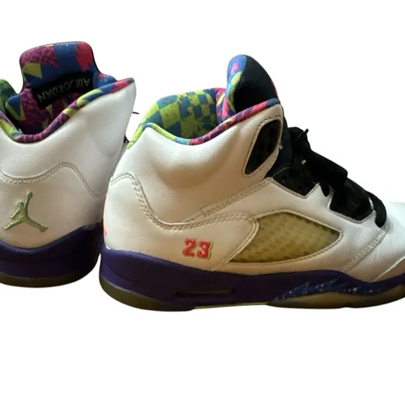 Jordan 5 Retro GS Alternate Bel Air 2020 Size 7Y Boys/Girls Used DB3024-100