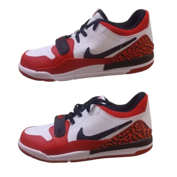 JORDAN Legacy 312 Low, Nike White / Black-GYM Red / CD9055 116/Boys Size 3Y