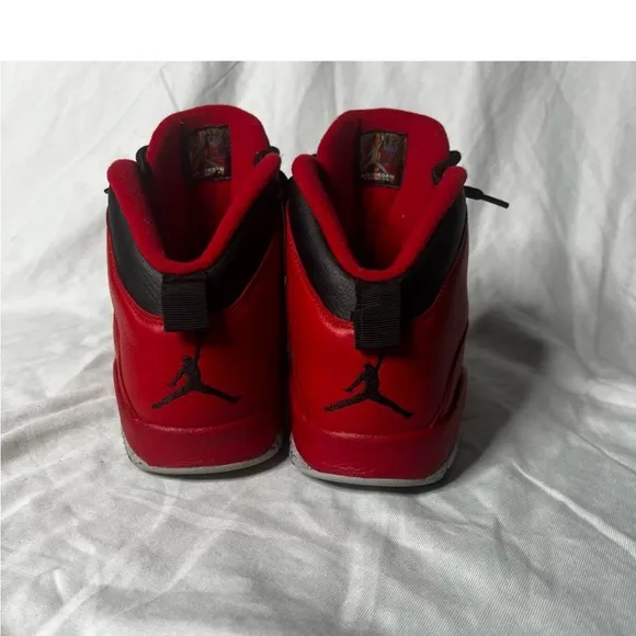 Jordan Red and Black Athletic Sneakers
