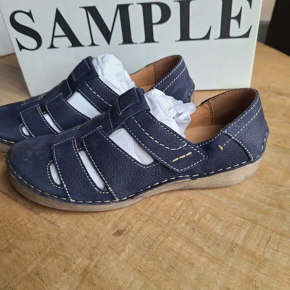 Josef Seibel Fergey 59 Womens Leather Fisherman Sandal SAMPLE EU 37 RARE NEW