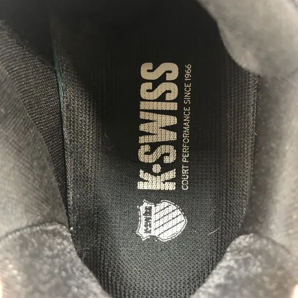 K-Swiss Ultrashot 3 Tennis Shoes Mens 9.5 Black White Comfort Performance
