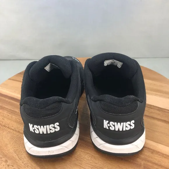 K-Swiss Ultrashot 3 Tennis Shoes Mens 9.5 Black White Comfort Performance