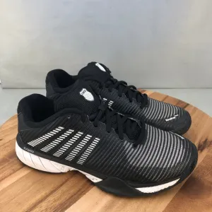 K-Swiss Ultrashot 3 Tennis Shoes Mens 9.5 Black White Comfort Performance