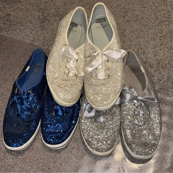 Kate Spade Glitter bundle of shoes