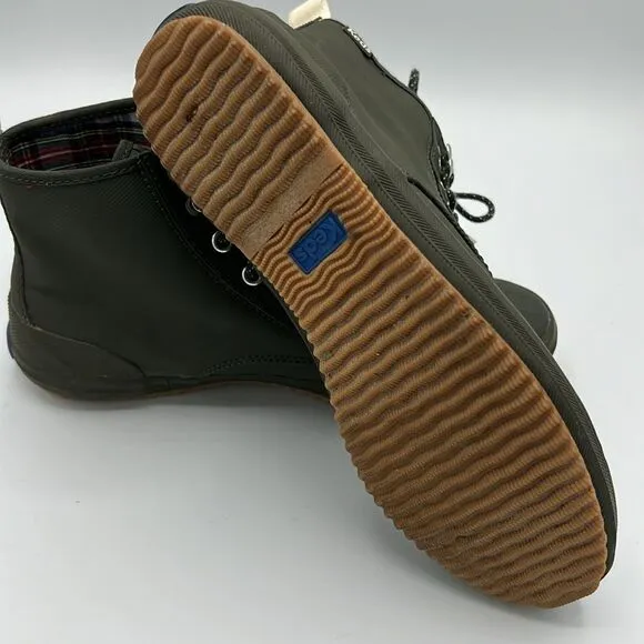 Keds Green Scout Splash Water Resistant Boots Canvas Insulated Women's 7M B14B