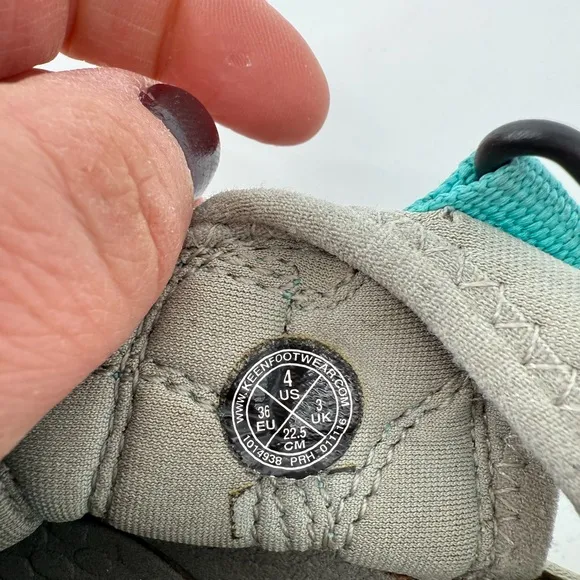 Keen Blue and Gray Outdoor Sandals with Adjustable Straps