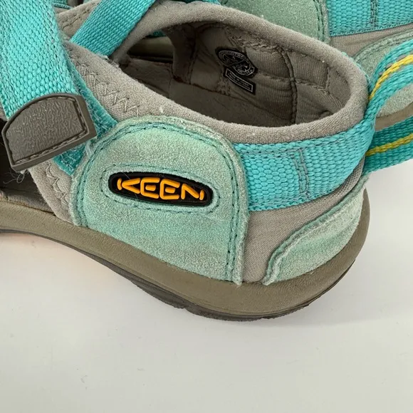 Keen Blue and Gray Outdoor Sandals with Adjustable Straps