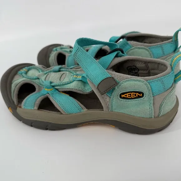 Keen Blue and Gray Outdoor Sandals with Adjustable Straps