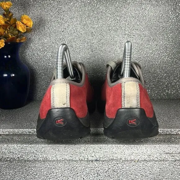 Keen Cherry Leather Hiking Camping Outdoor Sneakers Shoes Size 7