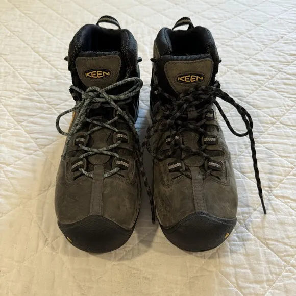 Keen Detroit XT Waterproof Boot Steel Toe Magnet Metatomical Footbed Men 10D
