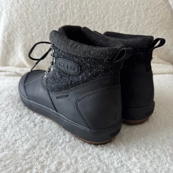 Keen Elsa II Black Ankle Winter Waterproof Boots