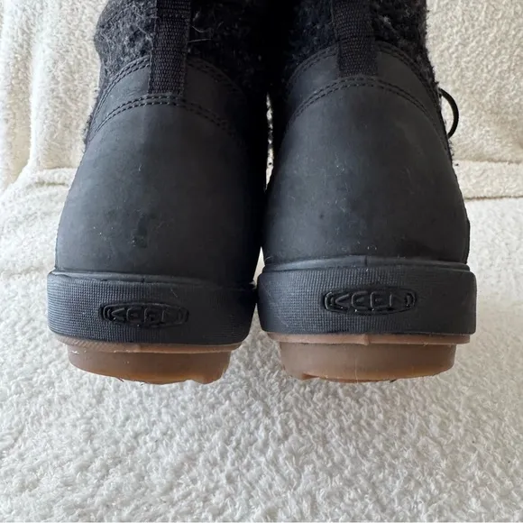 Keen Elsa II Black Ankle Winter Waterproof Boots