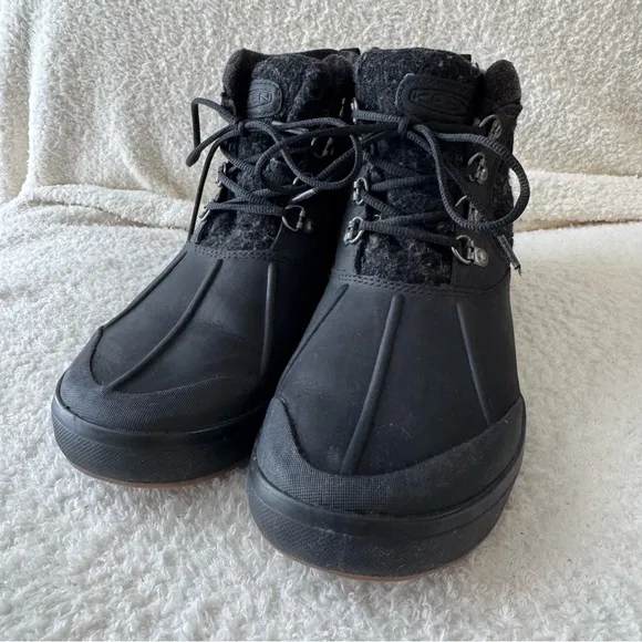 Keen Elsa II Black Ankle Winter Waterproof Boots