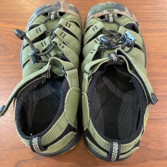 Keen Kids Green Camo Sandals