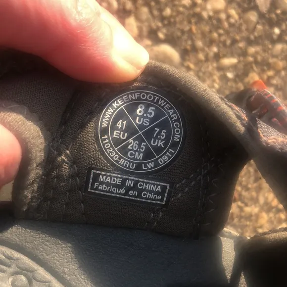 Keen Men's Black Outdoor Sandals