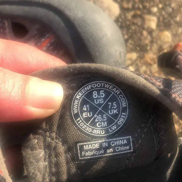 Keen Men's Black Outdoor Sandals