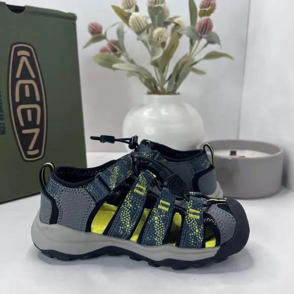 Keen Newport H2 Outdoor Hiking Water Sandals 1022825 Blue Gray Toddler 10 NWB