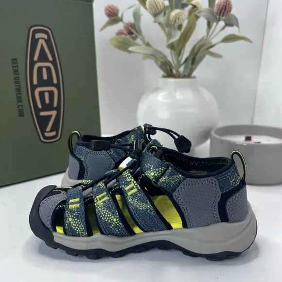 Keen Newport H2 Outdoor Hiking Water Sandals 1022825 Blue Gray Toddler 10 NWB