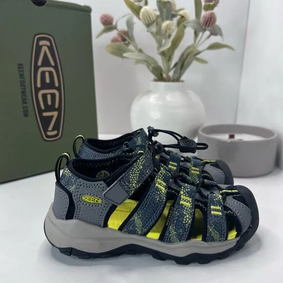 Keen Newport H2 Outdoor Hiking Water Sandals 1022825 Blue Gray Toddler 10 NWB