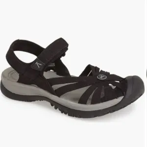 Keen Rose Black Outdoor Hiking Trail Sporty Sandals Size 8.5
