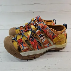 Keen Sandals Kids Youth Size 1 Orange Peel Yellow Newport H2 Shoe Outdoor Hiking