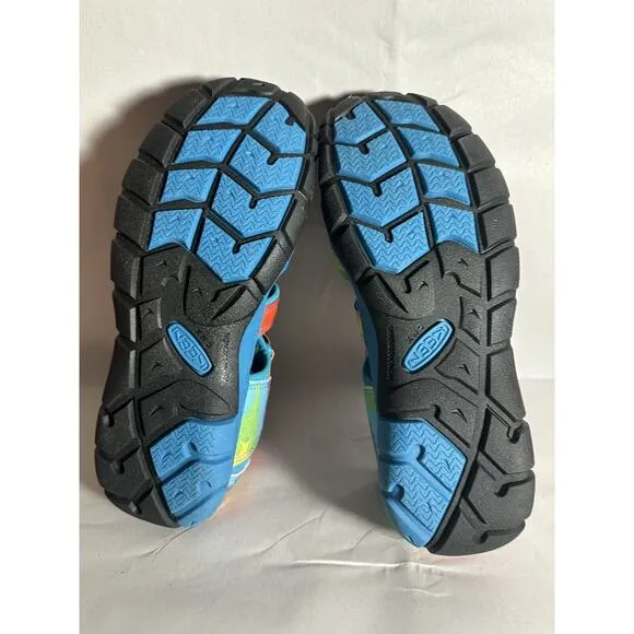 Keen Tie Dye Seacamp II CNX Closed Toe Washable Sandals Unisex Youth Size 5 Swim