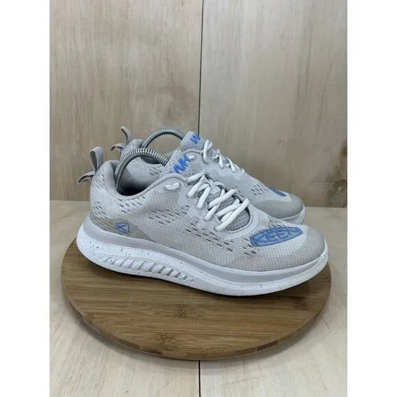 Keen Wk400 White Blue Athletic Walking Shoes Womens Size 9.5