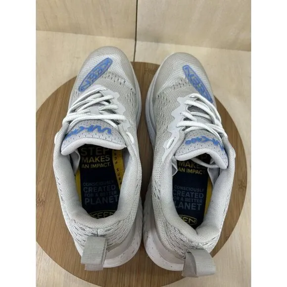 Keen Wk400 White Blue Athletic Walking Shoes Womens Size 9.5