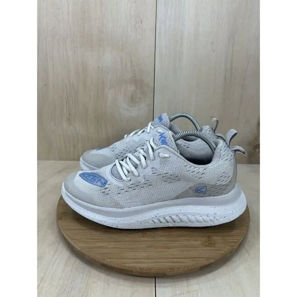 Keen Wk400 White Blue Athletic Walking Shoes Womens Size 9.5