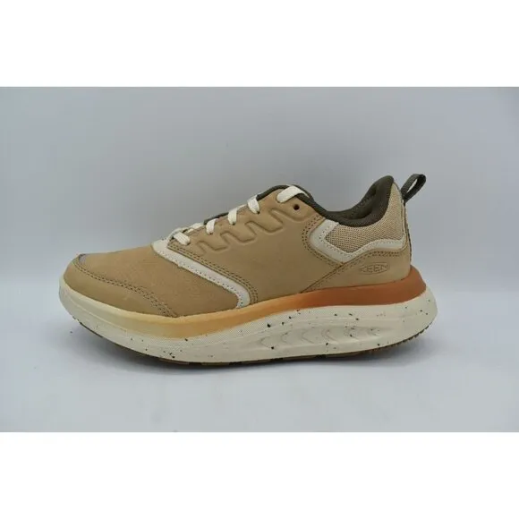 Keen Womens Size 8.5 WK400 Leather Safari Birch Walking Shoes Sneakers