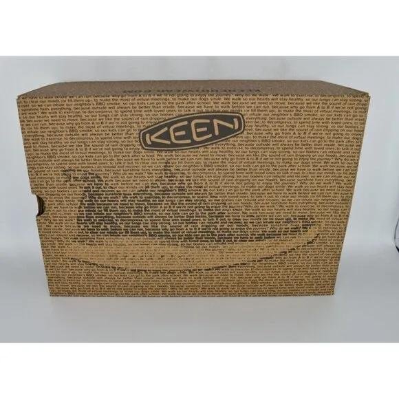 Keen Womens Size 8.5 WK400 Leather Safari Birch Walking Shoes Sneakers