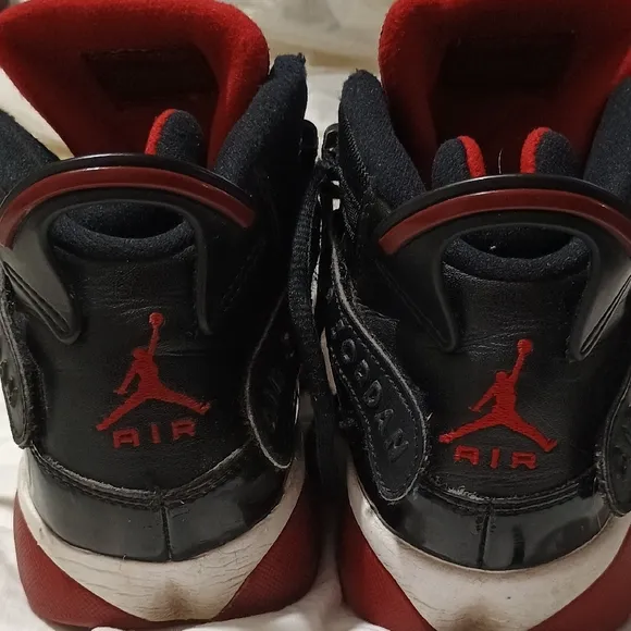 Kids Black and Red Basketball Shoes