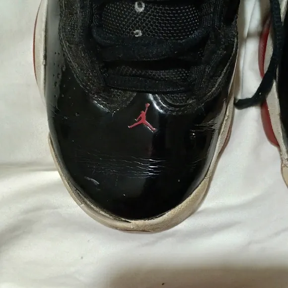 Kids Black and Red Basketball Shoes