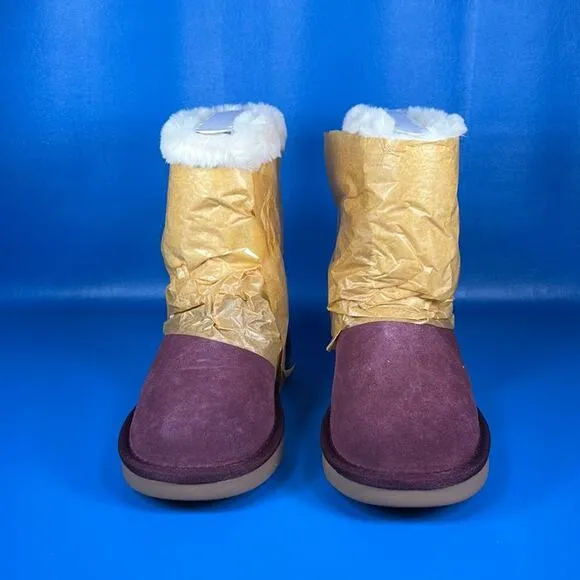 Koolaburra by Ugg Kids Aubrei Short Cold-Weather Plum - 3 - New in box