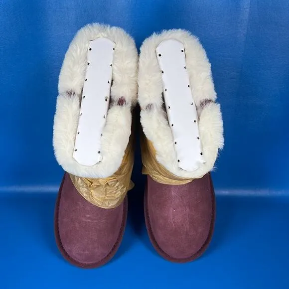 Koolaburra by Ugg Kids Aubrei Short Cold-Weather Plum - 3 - New in box