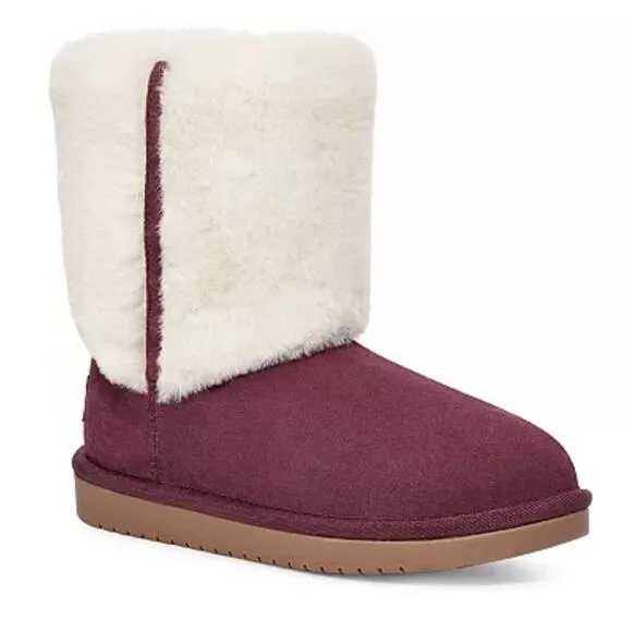 Koolaburra by Ugg Kids Aubrei Short Cold-Weather Plum - 3 - New in box