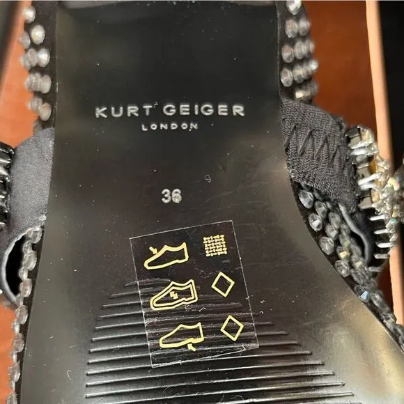 Kurt Geiger London Princely Shoes rhinestone black