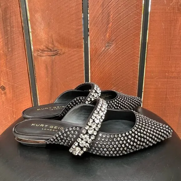 Kurt Geiger London Princely Shoes rhinestone black
