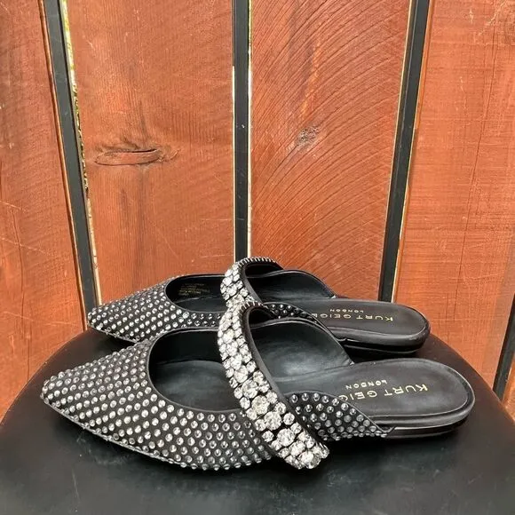 Kurt Geiger London Princely Shoes rhinestone black