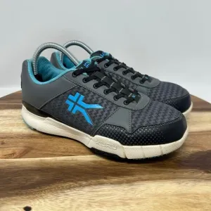 Kuru Quantum Women’s Size 8 Shoes Mesh and Leather Gray Blue Running Sneakers