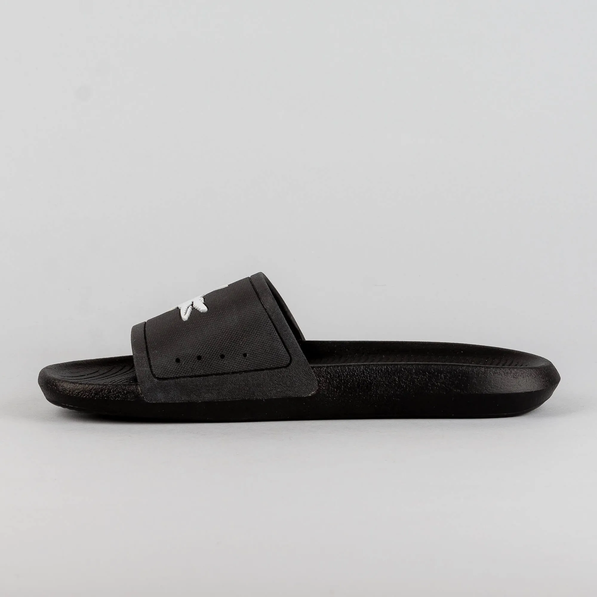 Lacoste Croco Slide Blk/Wht