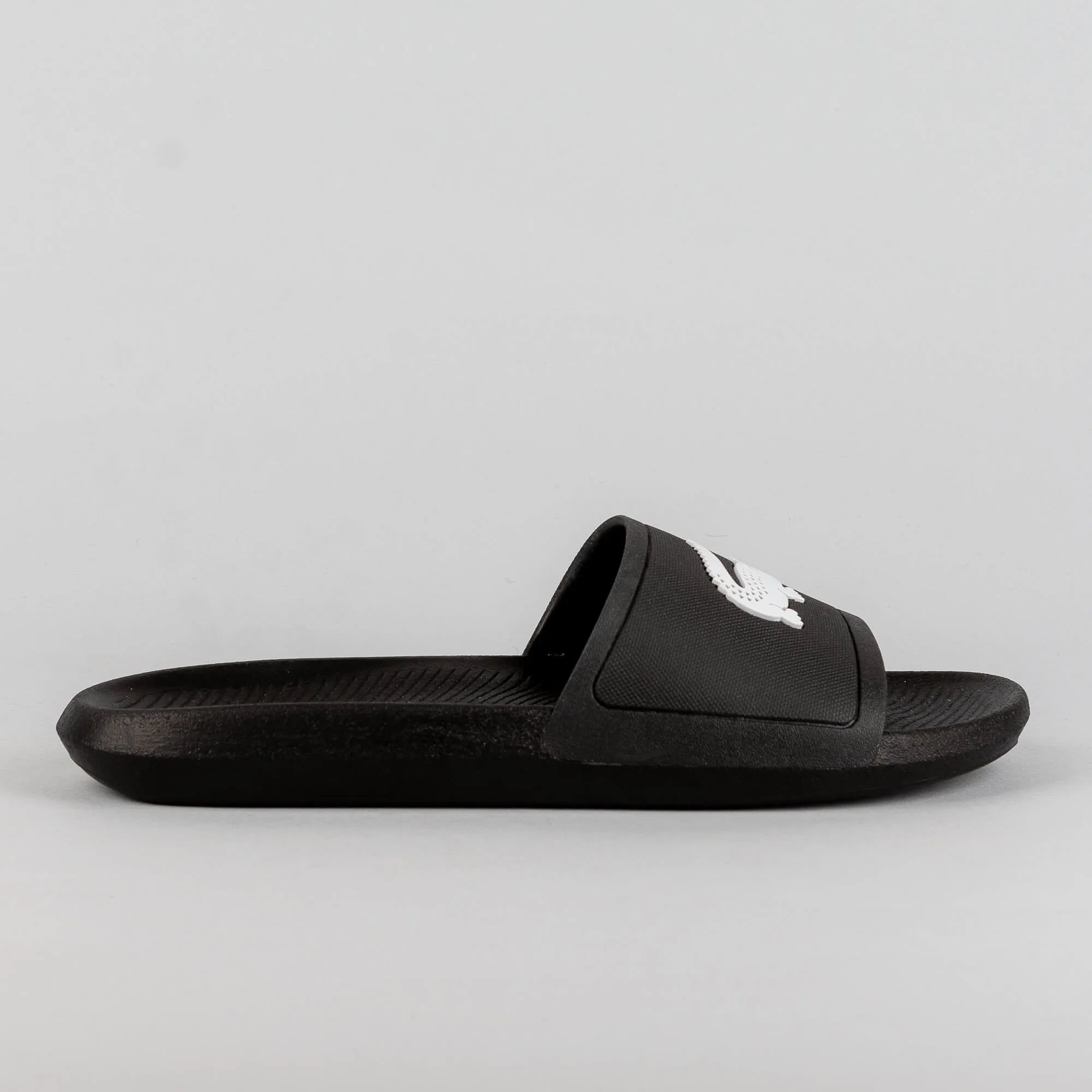 Lacoste Croco Slide Blk/Wht
